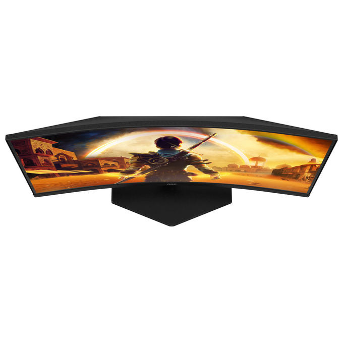 AOC C27G42E Monitor Gaming Curvo 27'' Full HD Fast VA 1500R 180Hz 1ms HDR10 AdaptiveSync Altoparlanti colore Nero Rosso
