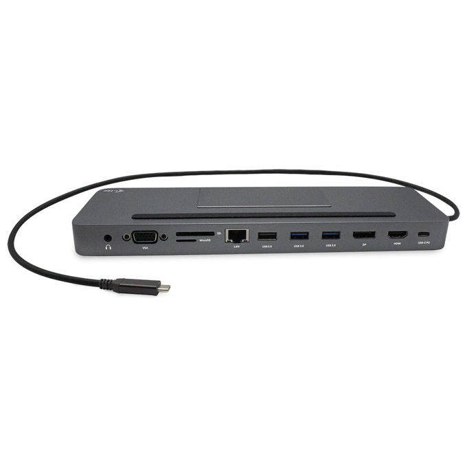 I-tec Docking Station Ergonomica 4K con Alimentatore 100W