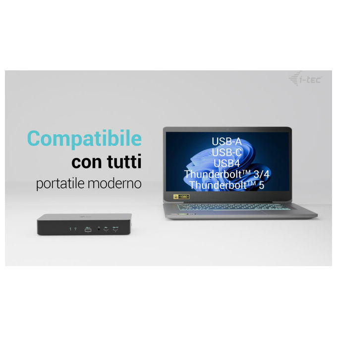 I-tec Docking Station Universale Dual Display Power Delivery 100W