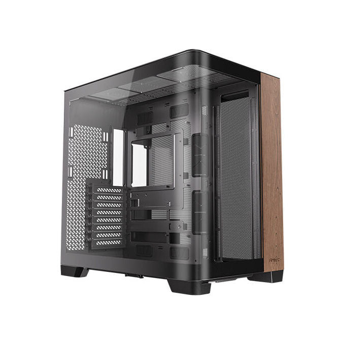 Antec C8 Curve Wood Full Tower E-ATX Nero-Legno-Trasparente