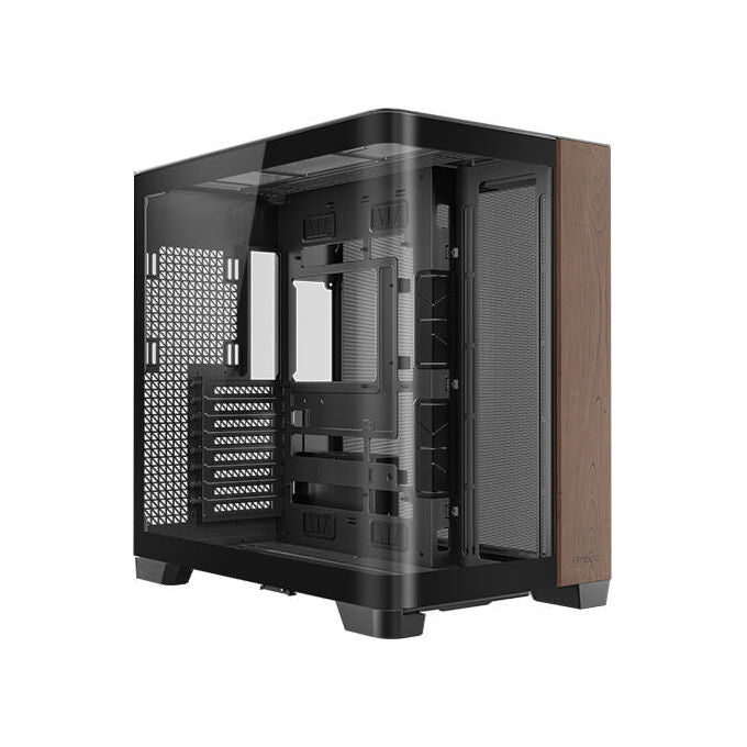 Antec C8 Curve Wood Full Tower E-ATX Nero-Legno-Trasparente