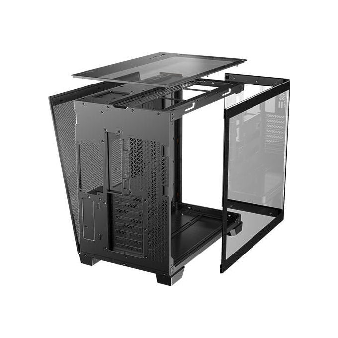 Antec C8 Curve Wood Full Tower E-ATX Nero-Legno-Trasparente