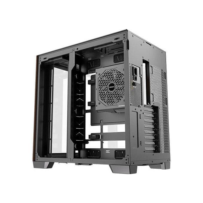 Antec C8 Curve Wood Full Tower E-ATX Nero-Legno-Trasparente