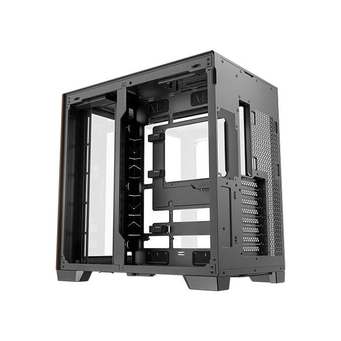 Antec C8 Curve Wood Full Tower E-ATX Nero-Legno-Trasparente