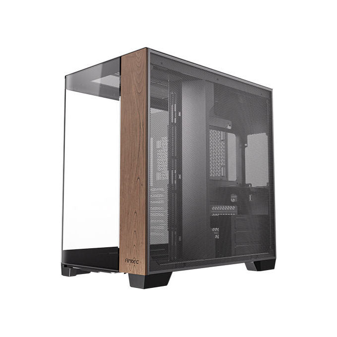 Antec C8 Curve Wood Full Tower E-ATX Nero-Legno-Trasparente