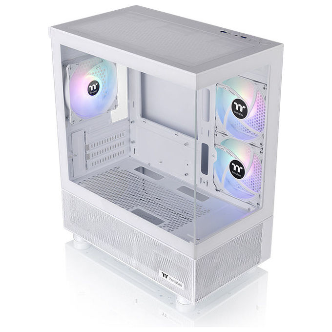 Thermaltake View 170 TG ARGB Snow, Micro Tower PC Bianco