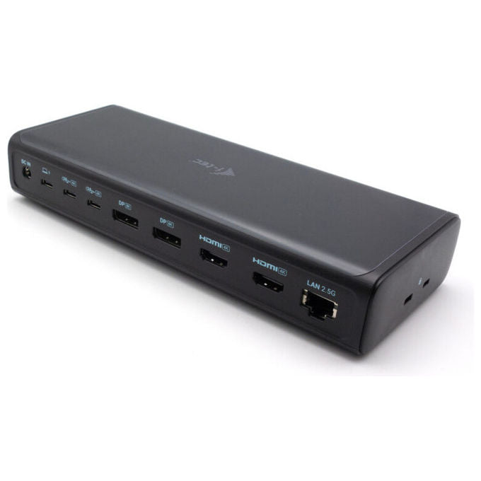 I-tec CA6MONITORDOCKPDIT Docking Station Universale 6 Monitor 4K 60Hz USB-C Power Delivery 140W LAN 2.5 Gbps colore Nero