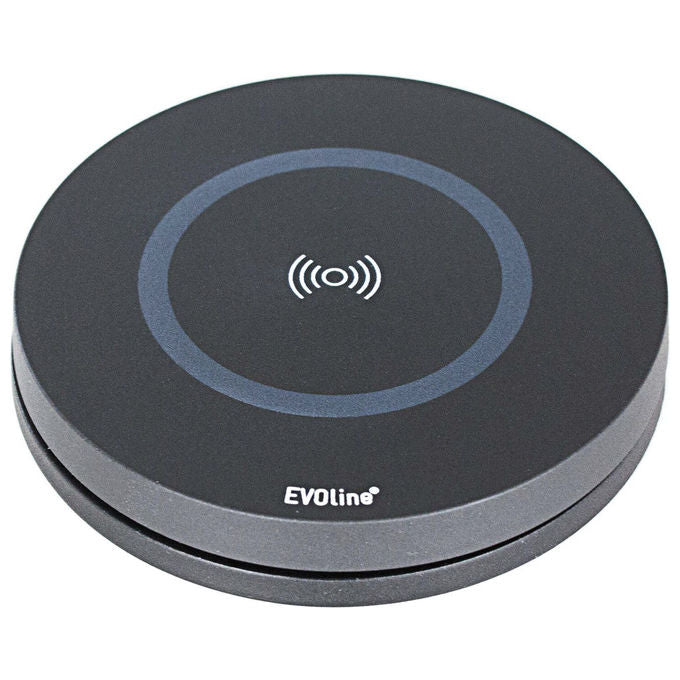 Evoline DisQ Coperchio Rotante Nero con Cavo USB-C