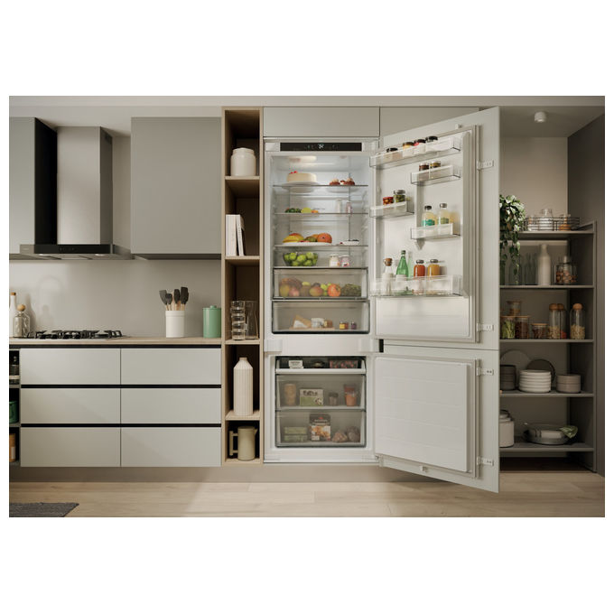 Candy CNBQT3719EW Fresco Frigorifero Combinato da Incasso 382 L 193,5 cm Classe E 33 dB Total No Frost Wi-Fi colore Bianco