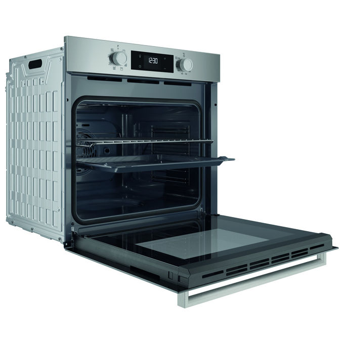 Hotpoint Ariston HAO3 K55H X Forno Elettrico da Incasso 71L Acciaio Inox Nero