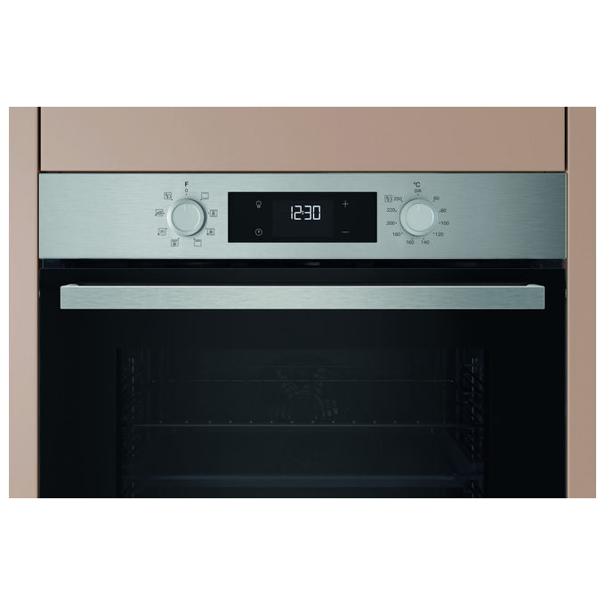 Hotpoint Ariston HAO3 K55H X Forno Elettrico da Incasso 71L Acciaio Inox Nero