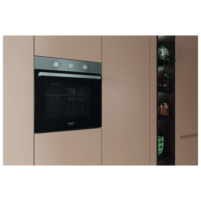 Hotpoint Ariston HAO3 K38HU X Forno elettrico 71 L Nero Acciaio Inox