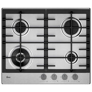 Hoover HHG6BF4C3X Piano Cottura a Gas Inox da Incasso 60 cm