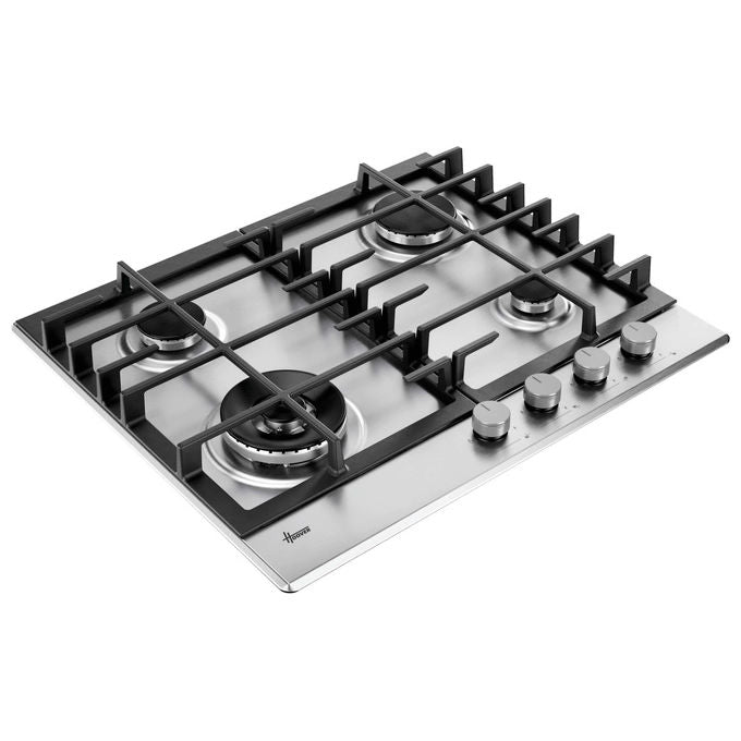 Hoover HHG6BF4C3X Piano Cottura a Gas Inox da Incasso 60 cm