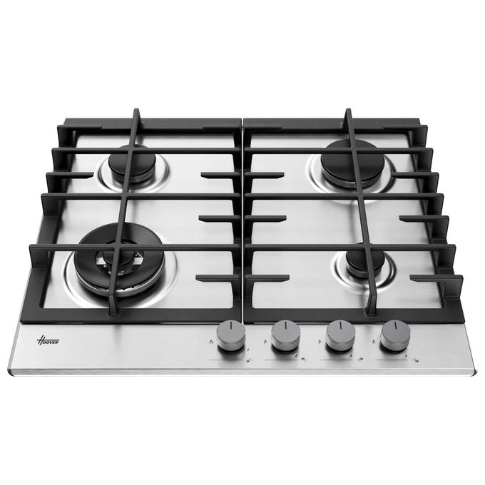 Hoover HHG6BF4C3X Piano Cottura a Gas Inox da Incasso 60 cm