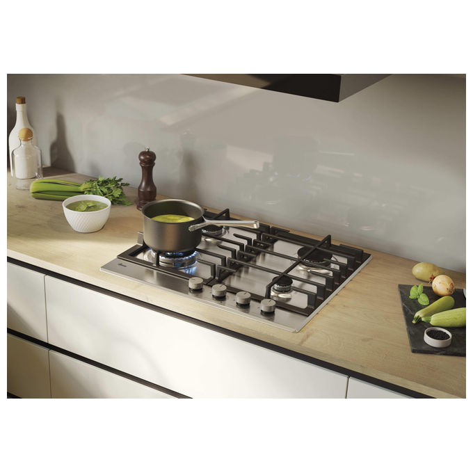 Hoover HHG6BF4C3X Piano Cottura a Gas Inox da Incasso 60 cm