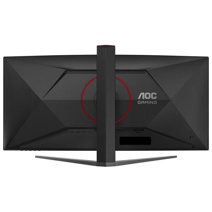 AOC CU34G4 Monitor PC Curvo 34'' WQHD 3440x1440 Fast VA 180Hz 1ms HDR10 AMD FreeSync Premium colore Nero Rosso