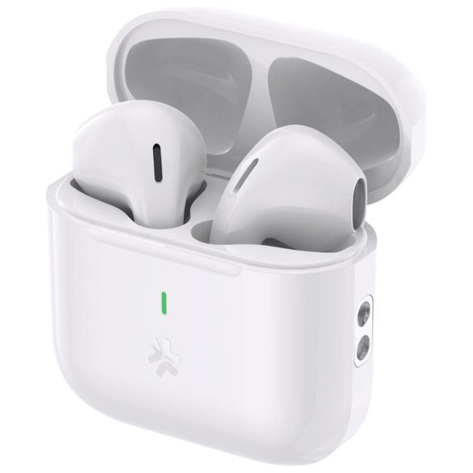 Celly Compact Auricolari True Wireless Bianco