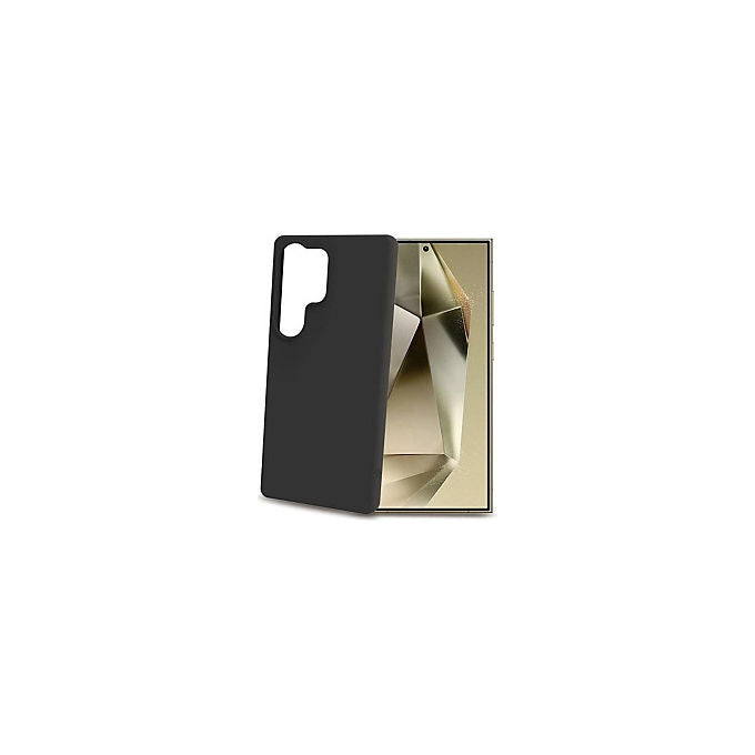Celly Cromo Custodia Nera per Samsung Galaxy S25 Ultra 5G