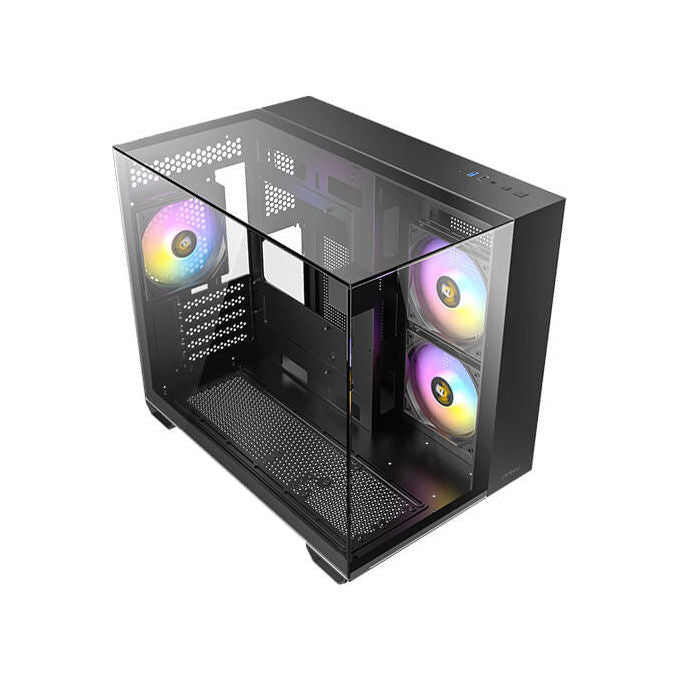 Antec Cx600m Trio Argb Mini Tower Nero-Trasparente