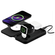 Cygnett Voyager Caricabatterie Wireless 3 in 1 Nero
