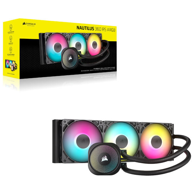 Corsair Nautilus 360 RS ARGB Raffreddatore a liquido CPU Nero