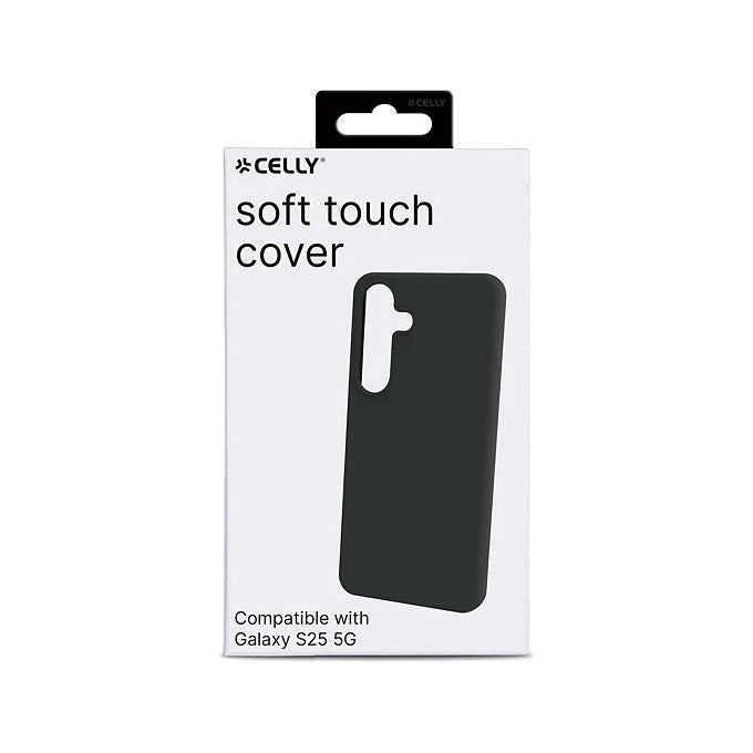 Celly CROMO Custodia Nera per Samsung Galaxy S25 5G