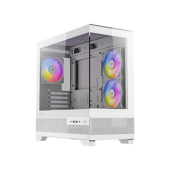 Antec CX500M ARGB Mini Tower Bianco Case PC Gaming