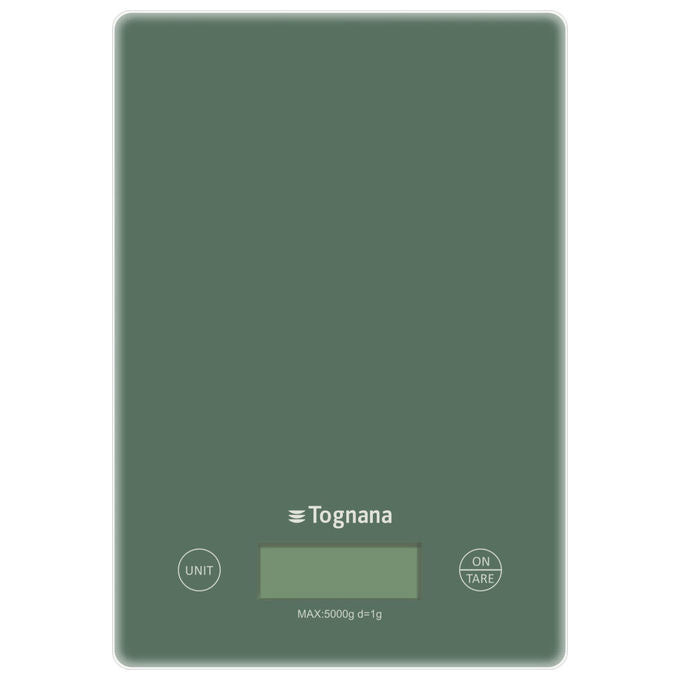 Tognana Bilancia da Cucina Digitale Verde Salvia 5kg