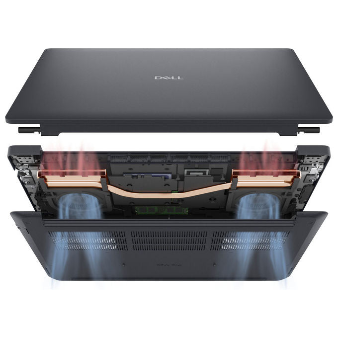 Dell MC16250 Workstation Mobile 16 Intel Core Ultra 7 512GB SSD 16GB RAM RTX PRO 500 colore Nero