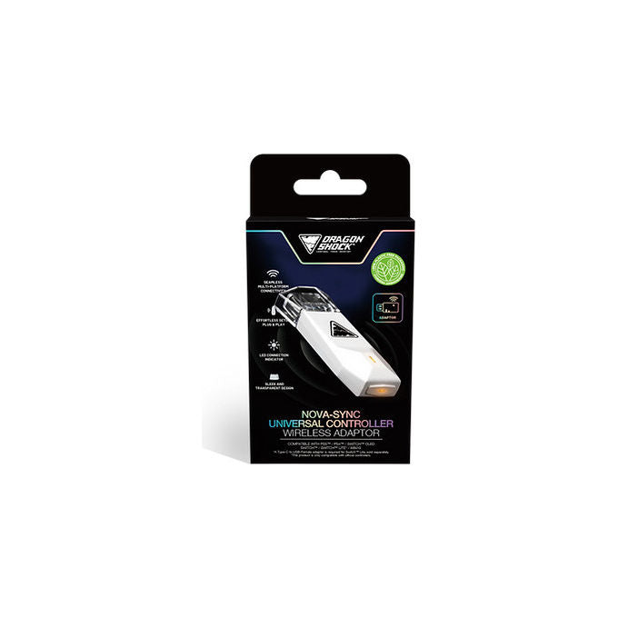 DragonShock DSCCMT-WH Nova-Sync Adattatore Controller Universale PS5 PS4 Xbox Switch PC colore Bianco