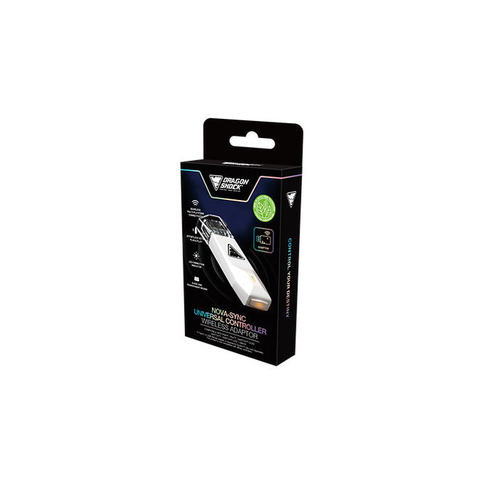 DragonShock DSCCMT-WH Nova-Sync Adattatore Controller Universale PS5 PS4 Xbox Switch PC colore Bianco