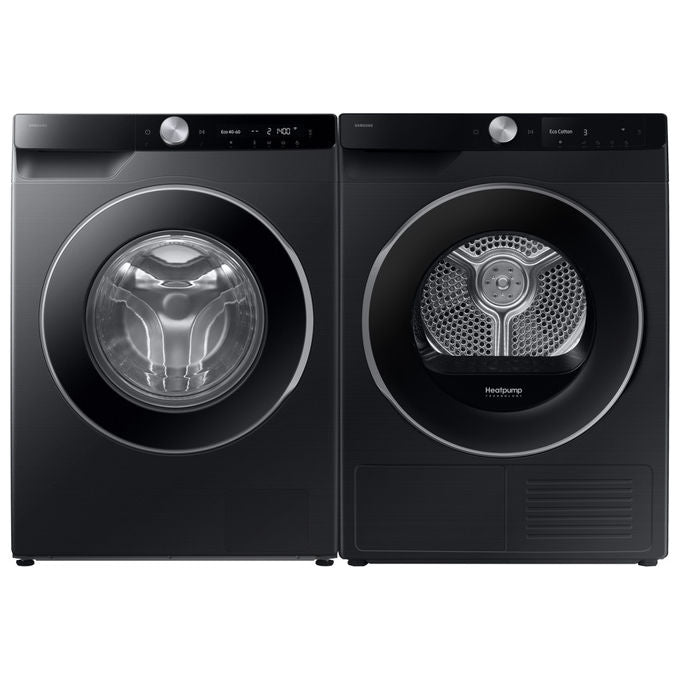 Samsung DV90DG6845LB Series 6 Asciugatrice Pompa di Calore 9 Kg Classe A Wi-Fi SmartThings Super Speed (85x60x60 cm) colore Nero