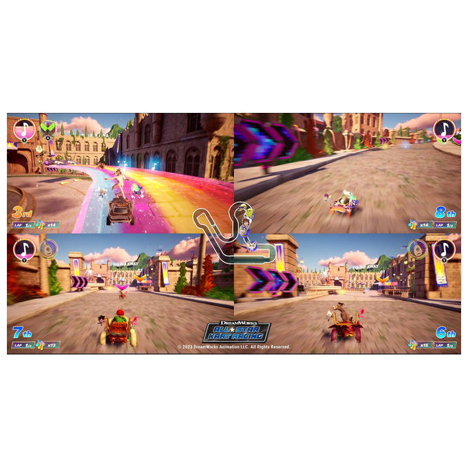GameMill Entertainment Dreamworks All-Star Kart Racing Standard PS4