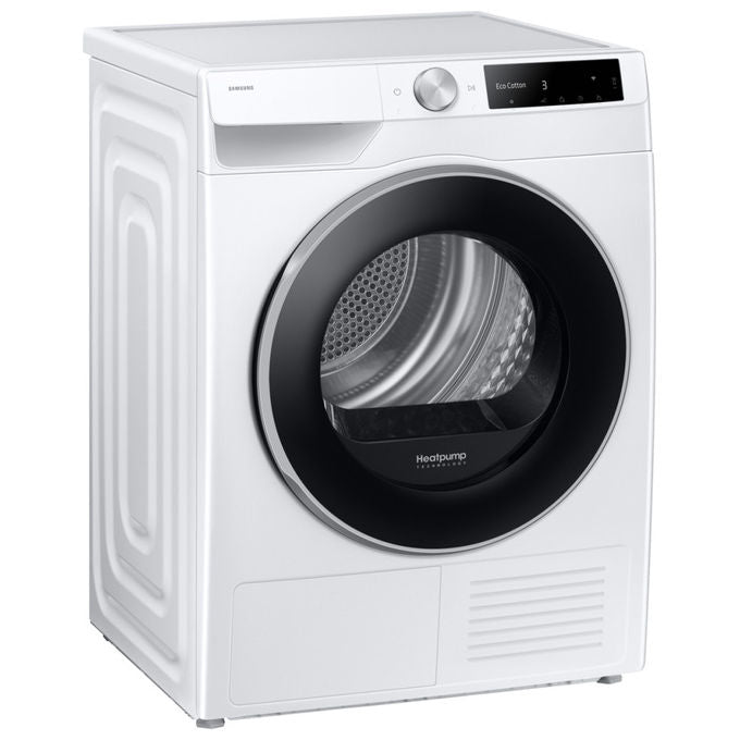 Samsung DV90DG6845LE Series 6 Asciugatrice Pompa di Calore 9 Kg Classe A WiFi OptimalDry AI Dry+ (85x60x60 cm) colore Bianco