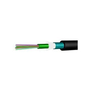 ZELIATECH, Cavo Fibra Ottica 8FO OS2, Per Esterno, Armatura Acciaio, Nero