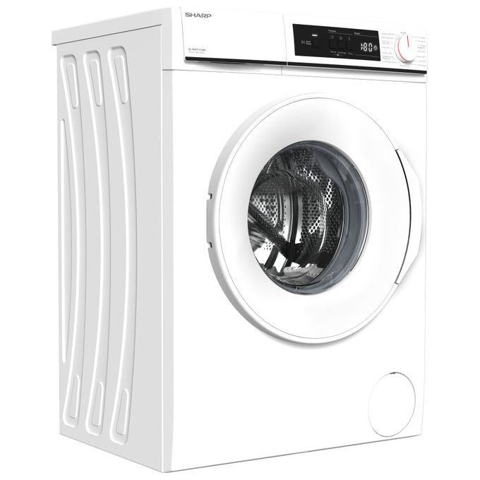 Sharp ES NFA7121WD Lavatrice Carica Frontale 7 Kg Bianco 1200 rpm Classe Energetica D Libera Installazione