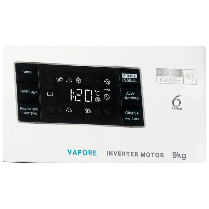 Whirlpool FFB R849 BSV IT Lavatrice 9 Kg 1400 rpm Classe A FreshCare+ Steam Refresh (60x63x85 cm) colore Bianco