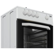Beko CSG42001FW Cucina a Gas 4 Fuochi Forno a Gas Gas Safety (85x50x50 cm) colore Bianco