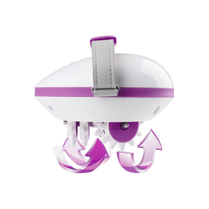 Medisana AC 850 Massaggiatore Anticellulite 2 intensita' 3x2 rulli 1200 rpm cavo 2 m colore Viola Bianco