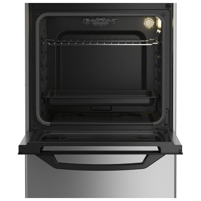 Beko CSG42011FS Cucina a Gas 4 Fuochi Forno a Gas 54 L Accensione Elettrica (85x50x50 cm) colore Argento