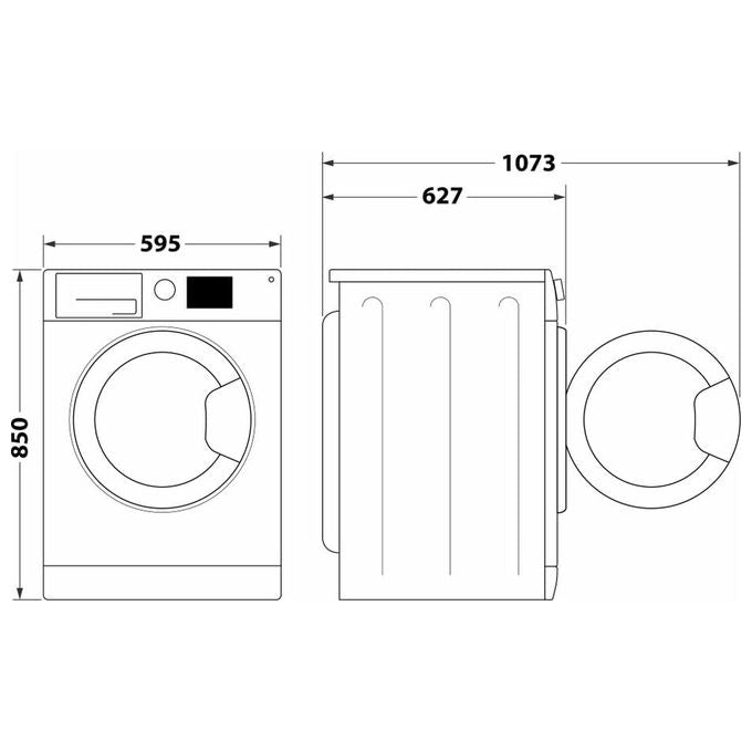 Whirlpool FFB 9269 SV IT Lavatrice 9 Kg 1200 Giri Min Classe A 6° SENSO FreshCare Vapore (85x60x63 cm) colore Bianco