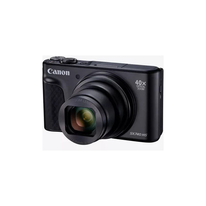 Canon SX740 HS LITE PowerShot Fotocamera Compatta 20.3 MP Zoom Ottico 40x Video 4K DIGIC 8 Wi-Fi Bluetooth colore Nero