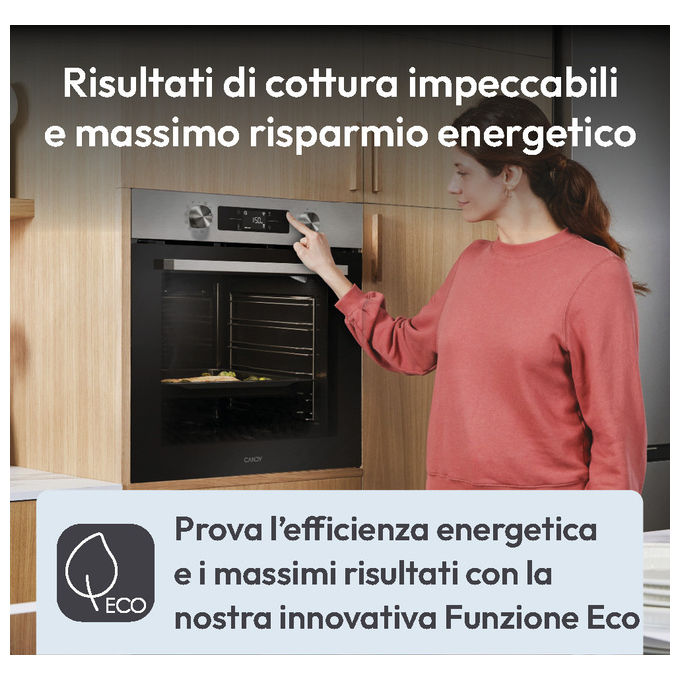 Candy CA6 N5B3EHTX1 Forno Elettrico Multifunzione Inox 78L
