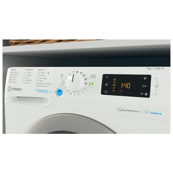 Indesit Lavatrice Carica Frontale Slim 7kg 1200 giri Bianca