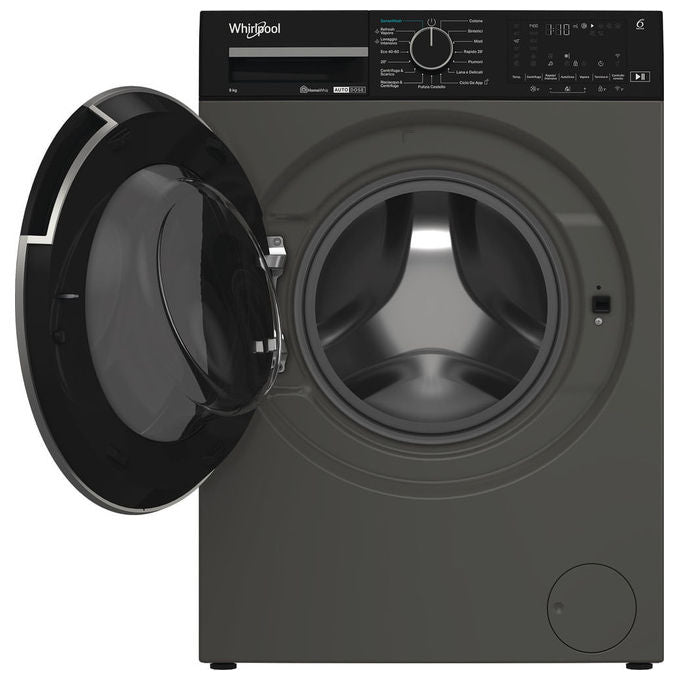 Whirlpool Lavatrice 9 Kg WiFi A-50% Inverter Grigio WPM 911G ADS IT