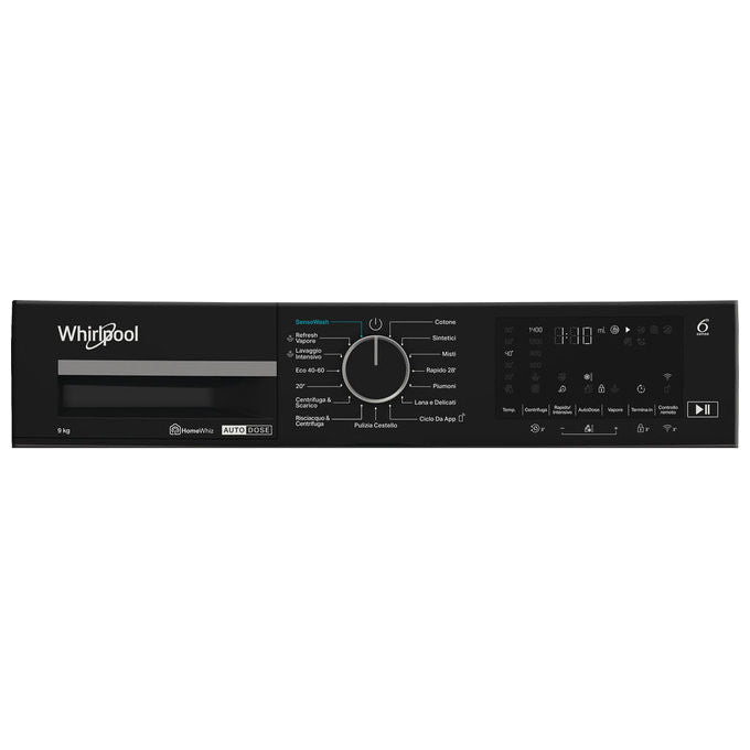 Whirlpool Lavatrice 9 Kg WiFi A-50% Inverter Grigio WPM 911G ADS IT