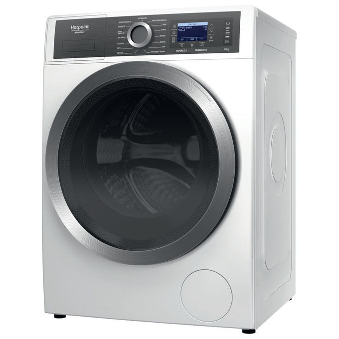 Hotpoint H6 08 GPOWER IT Lavatrice Carica Frontale 10 Kg 1400 rpm Classe A Inverter Vapore Anti-allergy (85x59x64 cm) colore Bianco