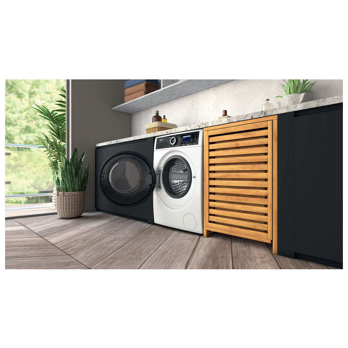 Hotpoint H6 08 GPOWER IT Lavatrice Carica Frontale 10 Kg 1400 rpm Classe A Inverter Vapore Anti-allergy (85x59x64 cm) colore Bianco