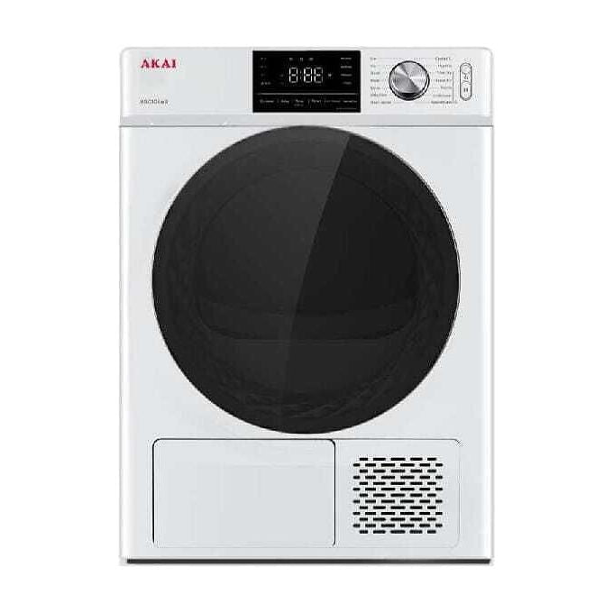 Akai ASC1053ES-BK Asciugatrice Pompa di Calore 10 Kg Classe E 15 programmi 64 dB (85x59,5x67 cm) colore Nero